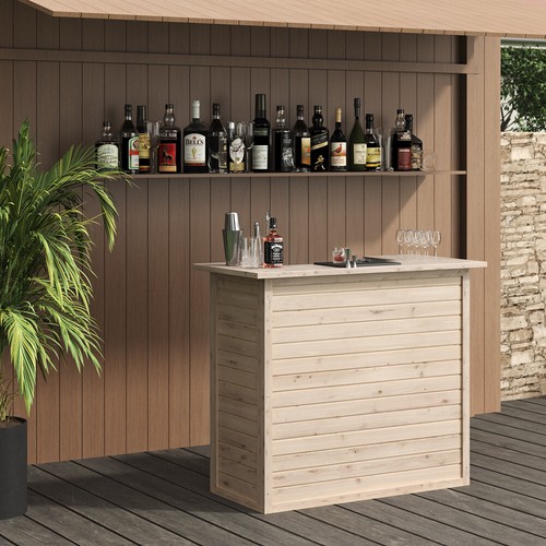 Rustic pine wooden garden - rustic,
