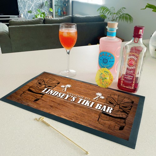 Personalised bar runner mat - runner,