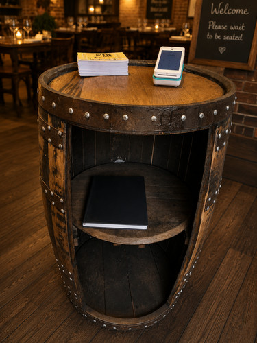 Portable whisky barrel - portable, display