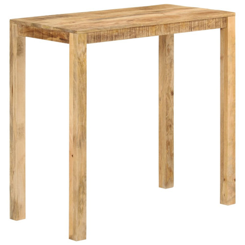 Bar table natural mango wood - wood, &