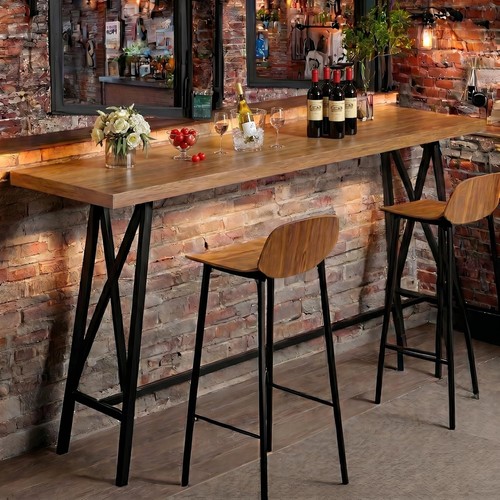 Inch solid wood bar table - wood,