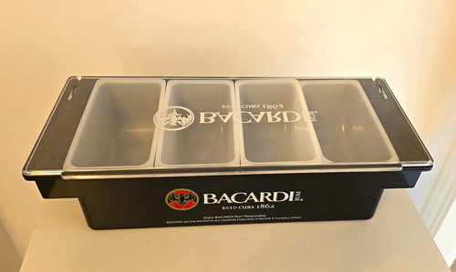 Bacardi plastic bar - plastic, garnish