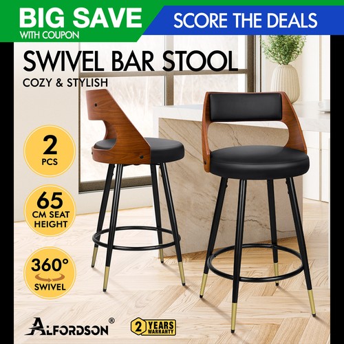 Alfordson bar stools - bar, padded