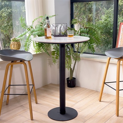 Modern large round bar table - modern,