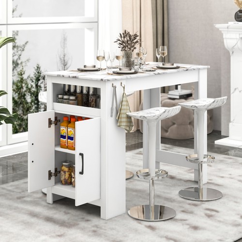Faux marble pub table - faux,
