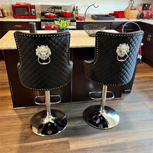 Swivel velvet bar - swivel, stool