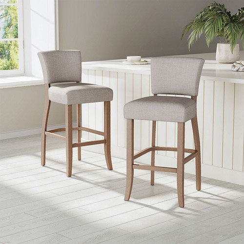2pcs bar stools linen - stools,