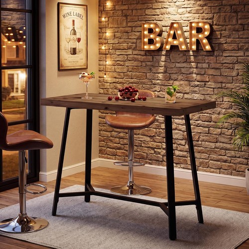Solid wood bar table - wood,